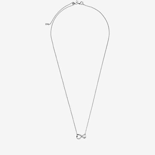 Miniatura 3 de Pandora Passions Collar Con Símbolo De Infinito De Plata De Ley Con Circonitas Cúbicas Transparentes, 50
