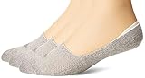 Sperry mens Marl Half-cushion Liner Socks, 3 Pair Casual Sock, White, Shoe Size 6-12 US