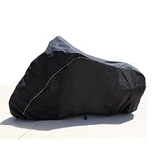 SBU Bike Motorcycle Cover Compatible for Harley-Davidson FLHTCUI Ultra Classic Electra Glide. Strong UV Protectivve Chopper Bike Tarp. Breathable and Portable Vehicle Protection