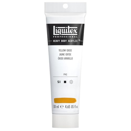 Image of Liquitex Professional Heavy Body Acrylic Paint 4.65-oz tube, Yellow Oxide