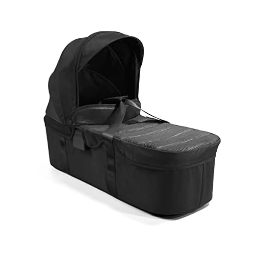 Baby Jogger Faltbare leichte Babywanne | Für City Tour 2 Doppel-Kinderwagen | Opulent Black