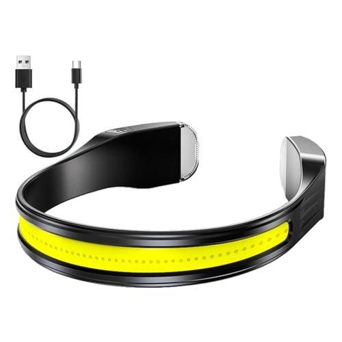 Lampe frontale LED 900mAh avec 3 modes d'éclairage étanche pour bivouac
