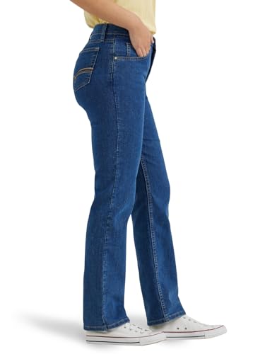 Riders by Lee Indigo Women's Classic Fit Straight Leg Jean, Gulf, 14 Long2