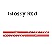 Fangaichen 2pcs Voiture côté Voiture Porte Street Autocollant Jupe Corps Sport Course Longue décalque fimi for A4 B8 B9 8K 8W Accessoires Auto Fline pour la Voiture (Color Name : Glossy Red)