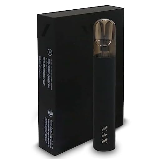 XVX Magnet POD - E Cigarette Vape Pen - Rechargeable - MESH Coil - 2ML Tank - REFILLABLE - Compatible with All E Liquids (Black)
