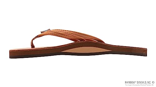 Image of Rainbow Sandals Ladies The Sand Piper Luxury Leather - Single Layer Arch w /Double Narrow 1 /3 inch Strap