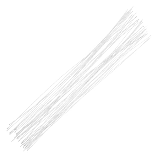 SHINEOFI 40 Pcs DIY Floral Wire Stems for Crafting Flexible Wire for Flower Arrangements Candy Decorations and Creative Projects Versatile Floral Craft Supplies