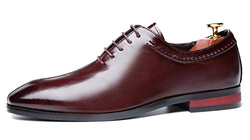 Mens Lace Up Dress Shoes Italy Prince Classic Modern Formal Leather Men Wholecut Oxford Shoes2