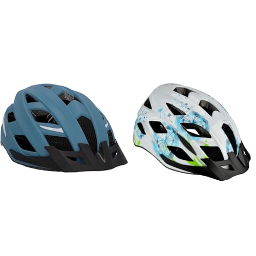 FISCHER Fahrradhelm, Radhelm, Cityhelm Urban Plus, mit integriertem LED-Rücklicht für Damen und...