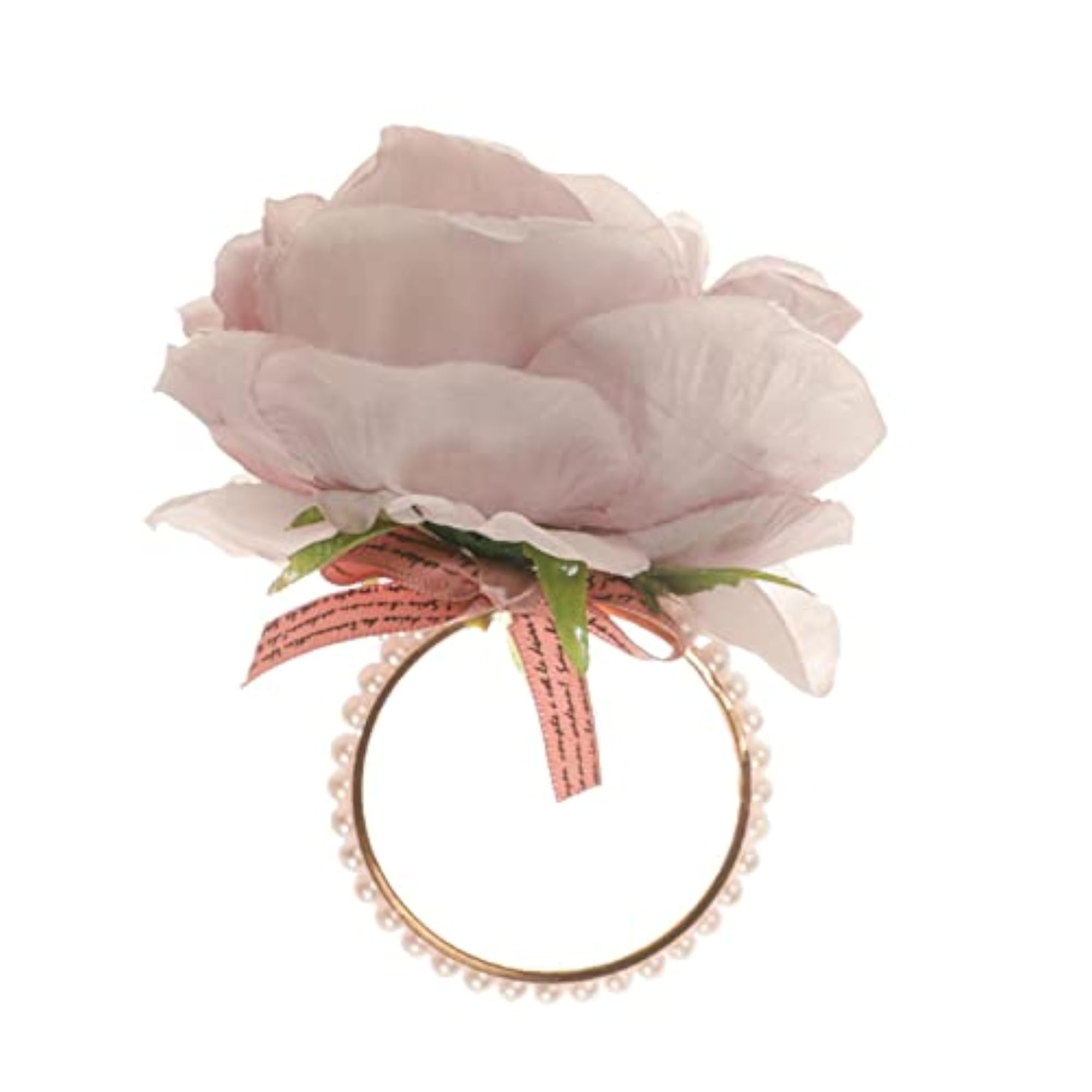 Artificial Flower Napkin Rings Rustic Holders for Luncheons