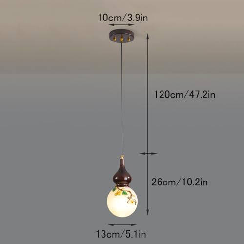 Lampe de chevet suspendue E27 pour libérer de l'espace sur votre table - 8