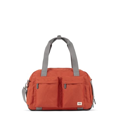 ROKA London Gatwick - Bolsa de lona reciclada pequeña, Rooibos, S, Lado Suave