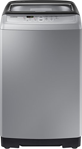 Image of Samsung 6.5 kg Fully-Automatic Top Loading Washing Machine (WA65M4300HA /TL, Imperial Silver)