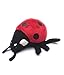 Onwomania Peluche Coccinella Animali Tessuto Coccinella Portafortuna 16 cm