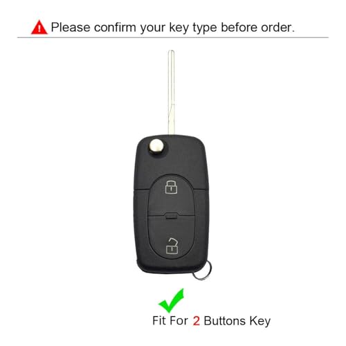 Étui clés télécommande de voiture haute résistance compatible Audi A4 A6