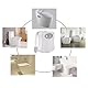 LED Toilettenlicht,Toilette Licht WC-Nachtlicht,Toilettenschüssel Nachtlicht,16 Farben Bewegungsmelder WC-nachtlicht,Verwendet für Badezimmer und Toiletten (Ohne Batterien)