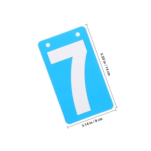 Cartas portátiles para marcador deportivo PRETYZOOM azul 10 piezas miniatura 2