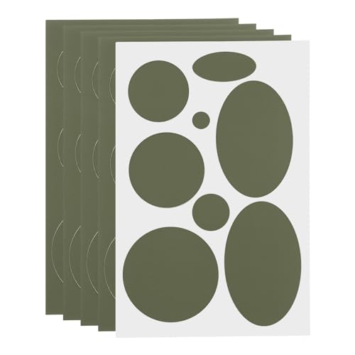 PATIKIL Pacote com 5 kits de remendo de reparo, adesivos de tecido para reparos de chapéu de jaqueta