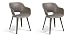 Produktbild Allibert by Keter Gartensessel Akola, cappuccino, 2er Set, Kunststoff, 56.7 x 55.8 x 80.1 cm, Schalenstuhl in Cupform, perfekt für Garten, Terrasse oder Esszimmer