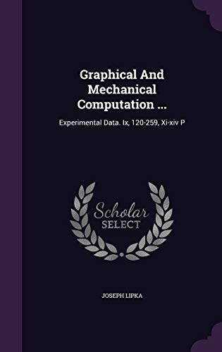 Graphical And Mechanical Computation ...: Exper... 1342439597 Book Cover