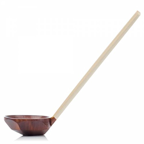 Japanese Traditional Bamboo Wooden Spoon for Ramen Noodles and Other Soup