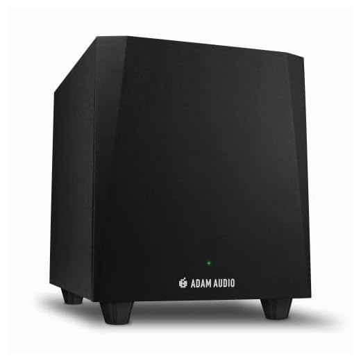 Subwoofer ADAM Audio T10S para grabación, mezcla y masterización, sonido de calidad de estudio