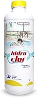 FLOCULANTE E CLARIFICANTE HIDROCLOR 1L para Piscina, Tratamento de Água, Tripla Ação, Concentração 32%, Líquido