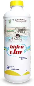 FLOCULANTE E CLARIFICANTE HIDROCLOR 1L para Piscina, Tratamento de Água, Tripla Ação, Concentração 32%, Líquido