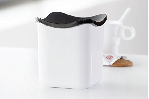 Rosti Mepal Melamine Cube Table Top Bin (12 x 12 x 13.6cm), white, 12 x 12 x 13.6 cm