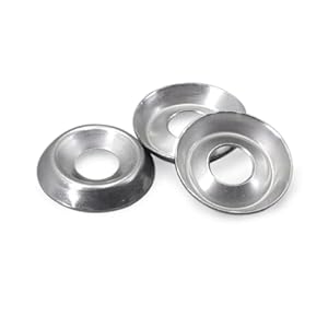 Clenea 50 szt. Wklęsłe Podkładki Stożkowe M3-M6