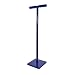 Produktbild HELO Erdstampfer Betonstampfer aus Stahl 12 kg mit 2-Hand T-Griff, Handstampfer zum Verdichten mit 21x21 cm großer und 30 mm starker Grundplatte, Höhe: 80 cm, Gewicht: 12 kg, Farbe: Blau
