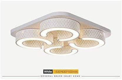 Ry Modern Led Wall Light Ceiling Light Dimmable Remote Control (24W-White / 48W-White), 48W,White