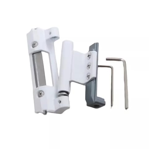 HWWW Pont cassé de porte de fenêtre, ouverture intérieure en aluminium, charnière de quincaillerie à l'envers