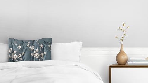 Image of 200 TC Cotton Bedsheet Set with 2 Pillow Covers | King Size Soft Breathable Wrinkle Free - Floral Printed Double Bedsheets | Bed Size 78x78x10 Inches | Pillow Covers Fit Up to 10 Inch