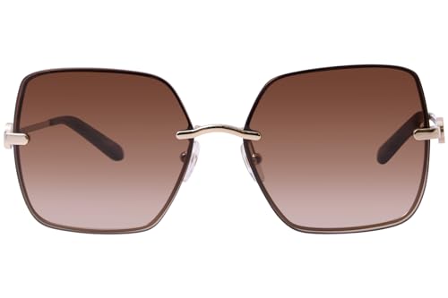 Tory Burch Sunglasses TY 6080 334913 Shiny Light Gold/Brown Gradient Dark Brow, 58/15/1402