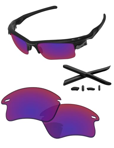 Image of Replacement Lenses & Rubber Kits for Oakley Fast Jacket XL OO9156 71mm - Precision Fit, UV Block, Impact Resistant