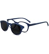 FEISEDY Lese Sonnenbrille Polarisiert für Damen und Herren Vintage 70er 60er Lesebrille mit UV Sc...