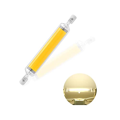 BohrenCL R7S LED Bulb 78mm, 10W Dimmable LED Bulb, 360° Beam Angle, COB Light Source, Natural White 220V