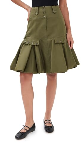 ROKH Women's Puff Hem Skirt