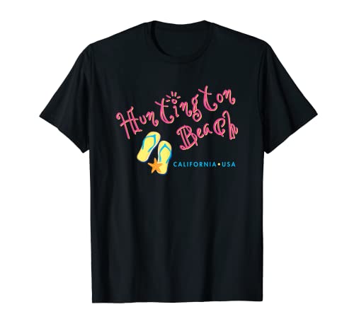 Chanclas Huntington Beach California Camiseta