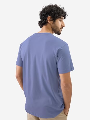 Image of The Souled Store Supima: Men and Boys Short Sleeves Round Neck Solid Premium Basic Casual Lightweight Easy to Style Everyday Streetwear Trendy Supima T-Shirt