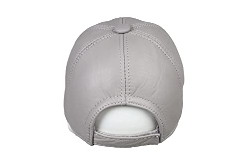 Image of Genuine Leather Unisex Baseball Cap