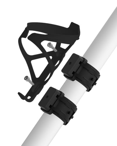 ZEFAL Pack Pulse B2 y Gizmo – Portabidon Pulse B2 con Soporte Adaptador Gizmo para Montar Un Portabidon Sin Tornillos - Negro