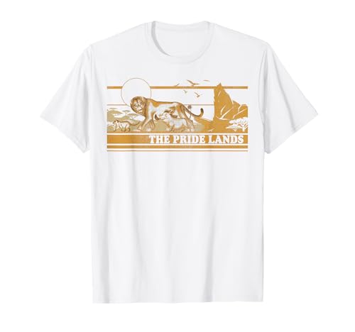 T-shirt Disney The Lion King Vintage en coton doux gris chiné