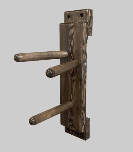 Wing Chun Wooden Dummy Plane Walnut Gray Ash Color