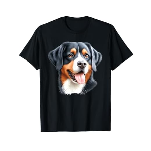 Entlebucher Mountain Dog Portrait T-Shirt