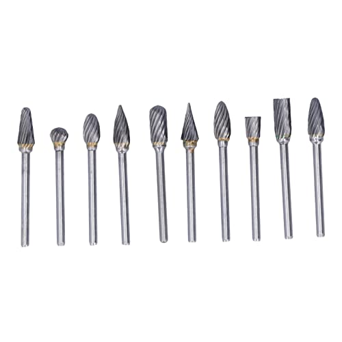 Set de Fresas Rotativas de Carburo de Tungsteno 10 Piezas miniatura 7