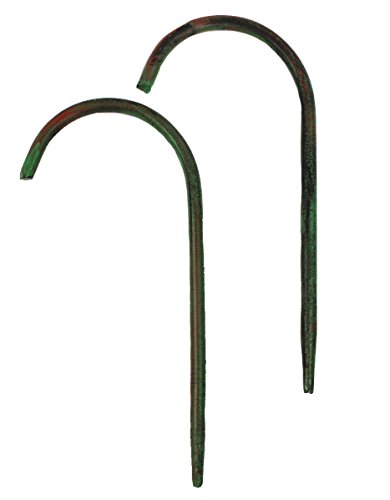 Seraphic Cast Iron Metal Crane/Heron Bird Garden Sculptures Statues For Indoor Or Outdoor Lawn Decor, Antique Green, Set Of 2 #TOP7