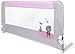 INTERBABY - Barrière de lit Rabattable 1,50 cm Indien Rose