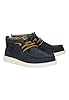 HEYDUDE - Men's Wally Mid Waxed Canvas Slip-On Shoes, Navy, 7 UK #1